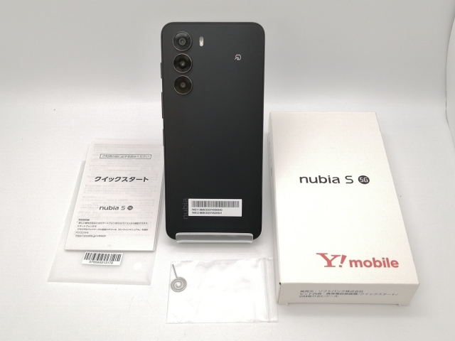 【未使用】ZTE ymobile 【SIMフリー】 nubia S 5G 4GB 128GB ブラック A403ZT【三宮センター】保証期間３ヶ月_2