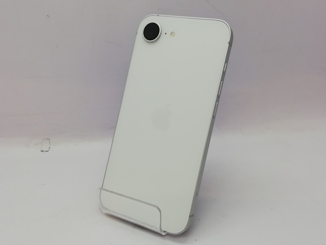 【中古】Apple docomo 【SIMフリー】iPhone 16e 128GB ホワイト MD1R4J/A【立川フロム中武】保証期間１ヶ月【ランクB】