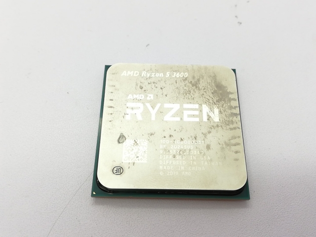 【中古】AMD Ryzen 5 3600 (3.6GHz/TC:4.2GHz) bulk AM4/6C/12T/L3 32MB/TDP 65W【立川フロム中武】保証期間１週間