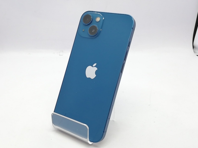 中古】Apple au 【SIMフリー】 iPhone 13 128GB ブルー MLNG3J/A【立川