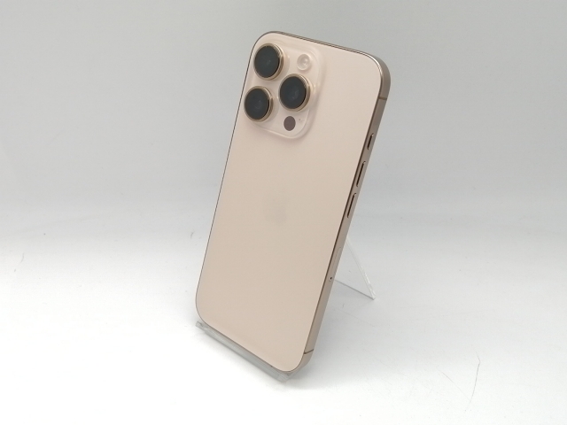 【中古】Apple 国内版 【SIMフリー】 iPhone 16 Pro 128GB デザートチタニウム MYMX3J/A【吉祥寺】保証期間１ヶ月【ランクA】