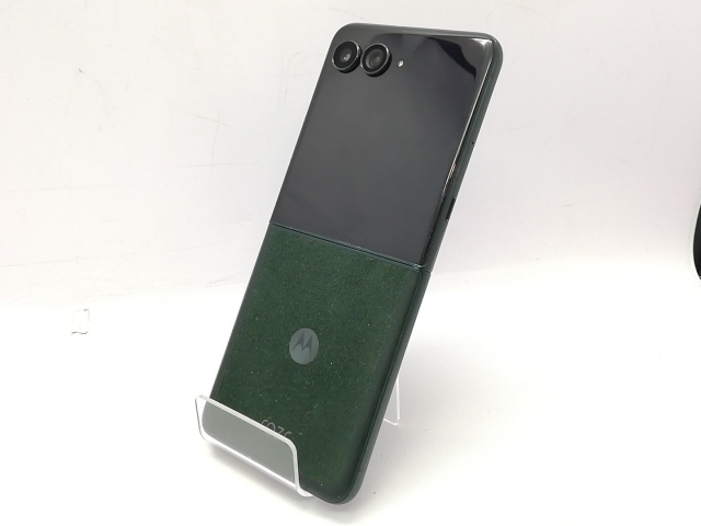 【中古】MOTOROLA 国内版 【SIMフリー】 motorola razr 60 ultra 16GB 512GB スカラベグリーン PB8U0001JP【立川フロム中武】保証期間１ヶ月【ランクB】