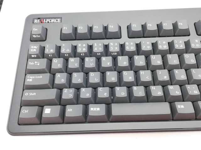 【中古】東プレ REALFORCE R3 R3HC12 [有線&amp;無線/テンキーレス/日本語配列/ブラック/静音/変荷重]【秋葉2号】保証期間１週間_1