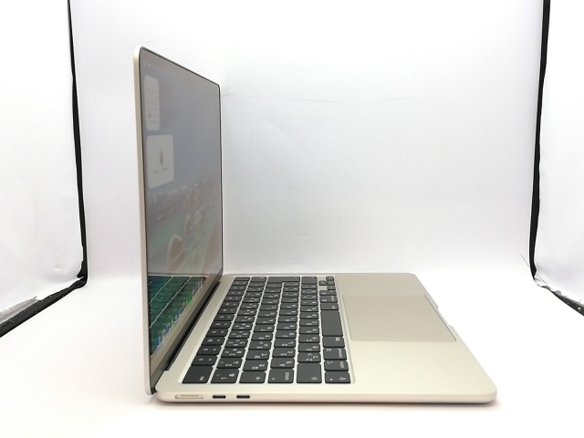 【中古】Apple MacBook Air 13インチ M2(CPU:8C/GPU:8C) 8GB/256GB スターライト MLY13J/A (M2,2022)【立川フロム中武】保証期間１ヶ月【ランクB】