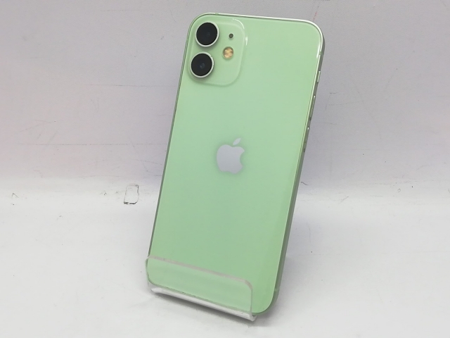 【中古】Apple au 【SIMロック解除済み】 iPhone 12 mini 256GB グリーン MGDW3J/A【立川フロム中武】保証期間１ヶ月【ランクB】