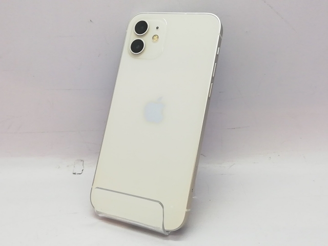 【中古】Apple SoftBank 【SIMロック解除済み】 iPhone 12 128GB ホワイト MGHV3J/A【立川フロム中武】保証期間１ヶ月【ランクB】