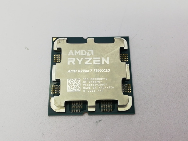 中古】AMD Ryzen 7 7800X3D (4.2GHz/TC:5GHz) bulk AM5/8C/16T/L3 96MB
