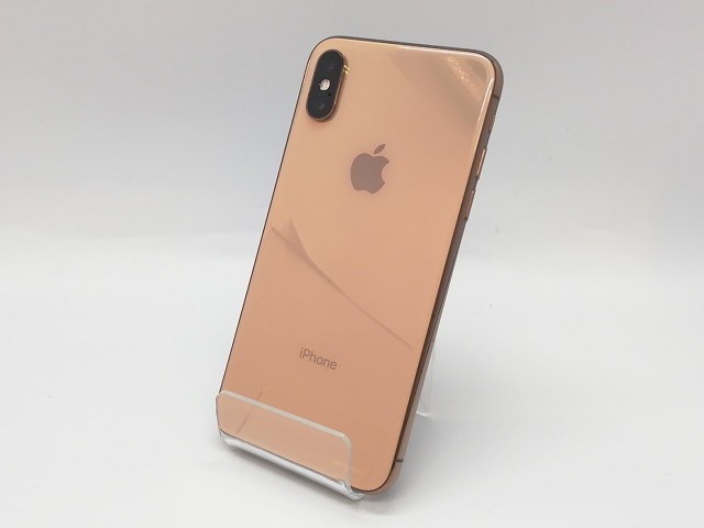 【中古】Apple au 【SIMロック解除済み】 iPhone XS 64GB ゴールド MTAY2J/A【立川フロム中武】保証期間１ヶ月【ランクB】