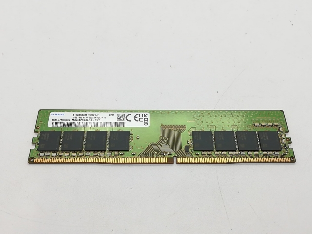 【中古】DDR4 16GB PC4-25600(DDR4-3200)【デスクトップPC用】【立川フロム中武】保証期間１週間