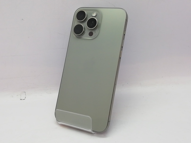 【中古】Apple SoftBank 【SIMフリー】 iPhone 15 Pro Max 256GB ナチュラルチタニウム MU6R3J/A【立川フロム中武】保証期間１ヶ月【ランクA】