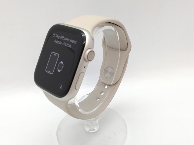 【中古】Apple Apple Watch Series9 45mm Cellular スターライトアルミニウムケース/スターライトスポーツバンド(M/L) MRM93J/A【立川フロム中武】保証期間１ヶ月【ランクB】の通販は