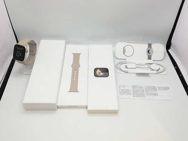 【中古】Apple Apple Watch Series9 45mm Cellular スターライトアルミニウムケース/スターライトスポーツバンド(M/L) MRM93J/A【立川フロム中武】保証期間１ヶ月【ランクB】の通販は