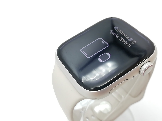 【中古】Apple Apple Watch Series9 45mm Cellular スターライトアルミニウムケース/スターライトスポーツバンド(M/L) MRM93J/A【立川フロム中武】保証期間１ヶ月【ランクB】の通販は