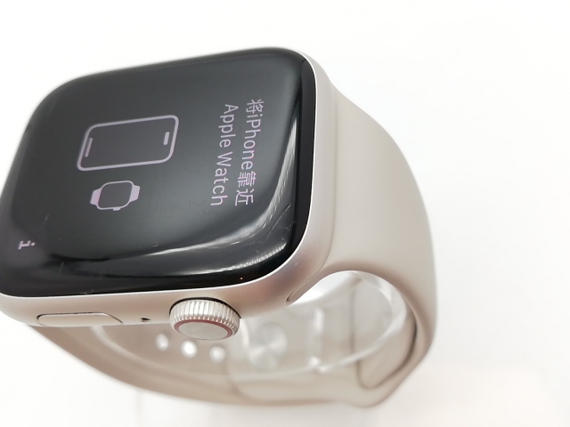 【中古】Apple Apple Watch Series9 45mm Cellular スターライトアルミニウムケース/スターライトスポーツバンド(M/L) MRM93J/A【立川フロム中武】保証期間１ヶ月【ランクB】の通販は