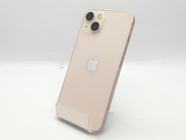 【中古】Apple docomo 【SIMフリー】 iPhone 13 128GB ピンク MLNE3J/A【立川フロム中武】保証期間１ヶ月【ランクB】