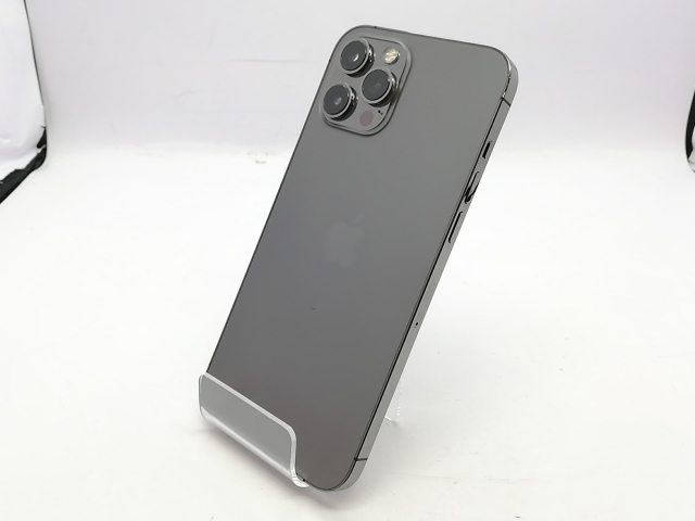 【中古】Apple docomo 【SIMロック解除済み】 iPhone 12 Pro Max 128GB グラファイト MGCU3J/A【立川フロム中武】保証期間１ヶ月【ランクB】