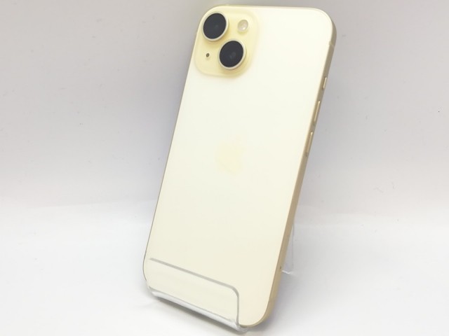 【中古】Apple docomo 【SIMフリー】 iPhone 15 128GB イエロー MTMK3J/A【立川フロム中武】保証期間１ヶ月【ランクA】