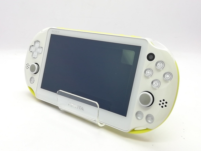 【中古】SONY PlayStation VITA Wi-Fiモデル ライムグリーン/ホワイト PCH-2000 ZA13【立川フロム中武】保証期間１ヶ月【ランクB】