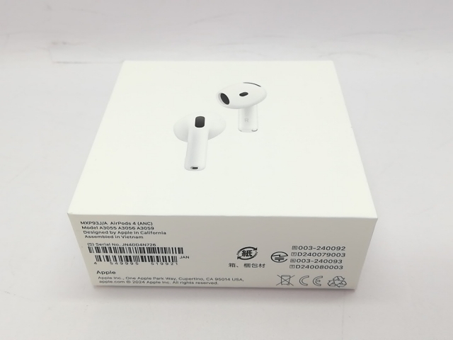 Apple AirPods 4 (ANC) 新品未開封 Apple ☆国内正規品 新品未開封・保証未開始 AirPods 4
