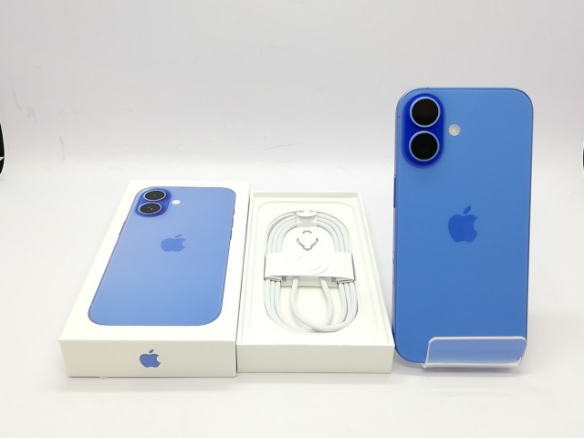 iPhone 16 256GB SIMフリー ティール スカイブルー 水色 iPhone 16