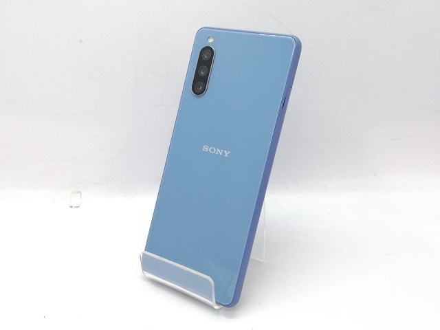 【中古】SONY au 【SIMロック解除済み】 Xperia 10 III ブルー 6GB 128GB SOG04【立川フロム中武】保証期間１ヶ月【ランクB】_2