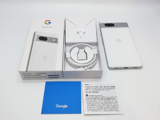 【中古】Google SoftBank 【SIMフリー】 Pixel 7a スノー 8GB 128GB G82U8【立川フロム中武】保証期間１ヶ月【ランクA】