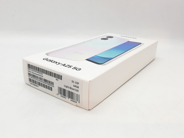 新品 Samsung Galaxy A25 SC-53F 64GB ライトブルー（中古品