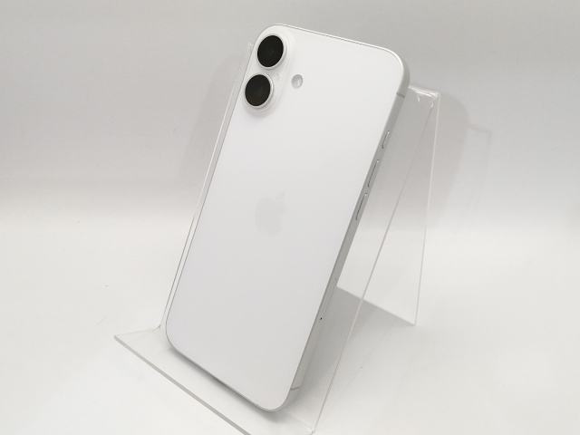 中古】Apple au 【SIMフリー】 iPhone 16 Plus 128GB ホワイト MXVC3J 