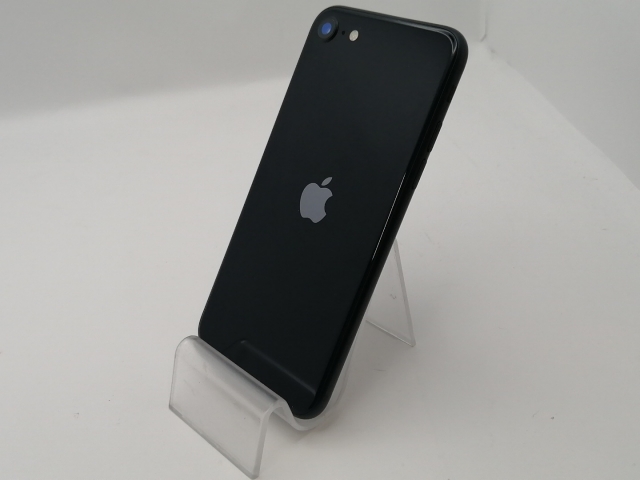 【中古】Apple au 【SIMフリー】 iPhone SE（第3世代） 128GB ミッドナイト MMYF3J/A【新宿東口】保証期間１ヶ月【ランクA】