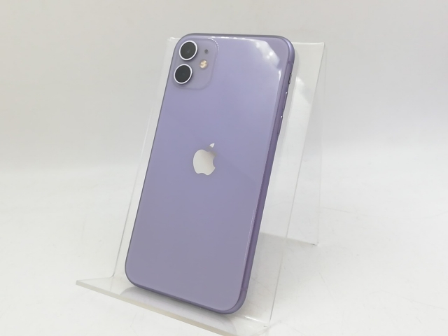 【中古】Apple au 【SIMロック解除済み】 iPhone 11 256GB パープル MWMC2J/A【大宮東口】保証期間１ヶ月【ランクB】