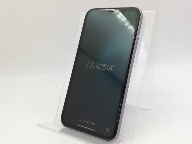 【中古】Apple au 【SIMロック解除済み】 iPhone 11 256GB パープル MWMC2J/A【大宮東口】保証期間１ヶ月【ランクB】_1