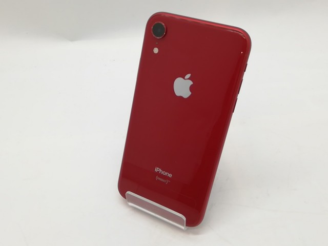 【中古】Apple au 【SIMロック解除済み】 iPhone XR 64GB (PRODUCT)RED MT062J/A【新宿東口】保証期間１ヶ月【ランクB】