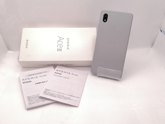 Xperia Ace III グレー 64 GB au SOG08 SONY au 【SIMフリー】 Xperia