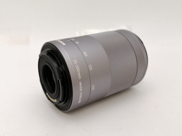 【中古】Canon EF-M 55-200mm F4.5-6.3 IS STM シルバー (Canon EF-Mマウント/APS-C)【新宿2】保証期間１ヶ月【ランクB】_1