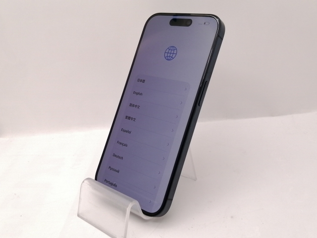 【中古】Apple 国内版 【SIMフリー】 iPhone 15 Pro 256GB ブルーチタニウム MTUG3J/A【新宿東口】保証期間１ヶ月【ランクB】_1