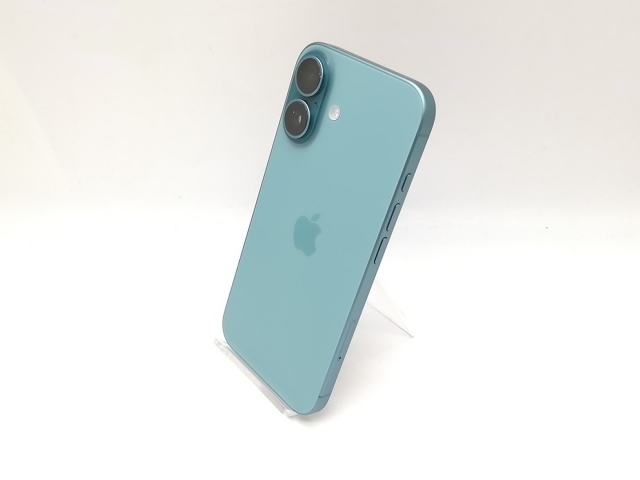 中古】Apple 国内版 【SIMフリー】 iPhone 16 128GB ティール MYDV3J/A