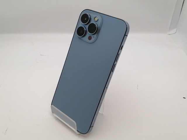 【中古】Apple docomo 【SIMフリー】 iPhone 13 Pro Max 256GB シエラブルー MLJD3J/A【新宿東口】保証期間１ヶ月【ランクB】