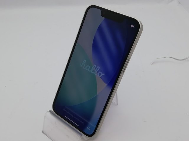 【中古】Apple docomo 【SIMフリー】 iPhone 13 mini 128GB スターライト MLJE3J/A【新宿東口】保証期間１ヶ月【ランクC】_1