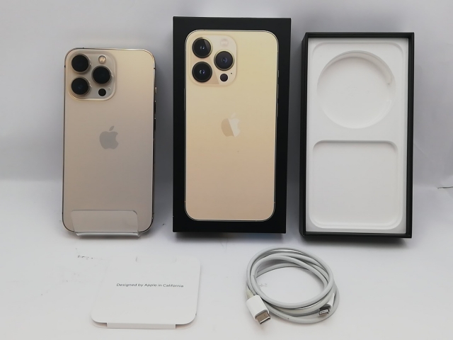 【中古】Apple au 【SIMフリー】 iPhone 13 Pro 128GB ゴールド MLUH3J/A【仙台イービーンズ】保証期間１ヶ月【ランクA】_7