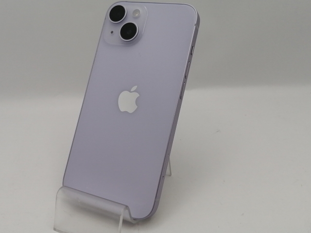 【中古】Apple 楽天モバイル 【SIMフリー】 iPhone 14 128GB パープル MPUY3J/A【新宿東口】保証期間１ヶ月【ランクA】