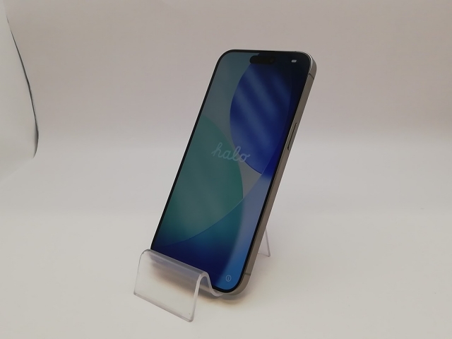 【中古】Apple SoftBank 【SIMフリー】 iPhone 15 Pro Max 256GB ナチュラルチタニウム MU6R3J/A【新宿東口】保証期間１ヶ月【ランクA】