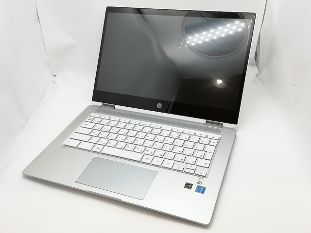 【中古】HP Chromebook x360 14b 14b-ca0000TU コンフォートモデル 8VE01PA#ABJ セラミックホワイト【Pentium N5000 8G 64G(Flash) WiFi 14LCD (タッチパネル)】【新宿東口】保証期間１ヶ月【ランクB】