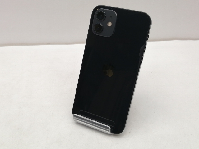 【中古】Apple SoftBank 【SIMロック解除済み】 iPhone 12 128GB ブラック MGHU3J/A【仙台イービーンズ】保証期間１ヶ月【ランクC】