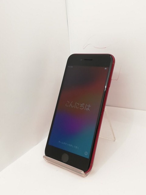 【中古】Apple au 【SIMフリー】 iPhone SE（第3世代） 128GB (PRODUCT)RED MMYH3J/A【新宿東口】保証期間１ヶ月【ランクB】