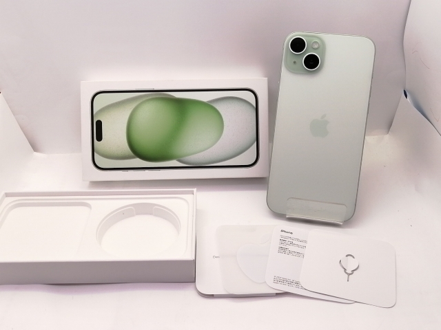 ムスビー｜iPhone15 128GB グリーン 国内版 SIMフリー【iPhone15 SIM