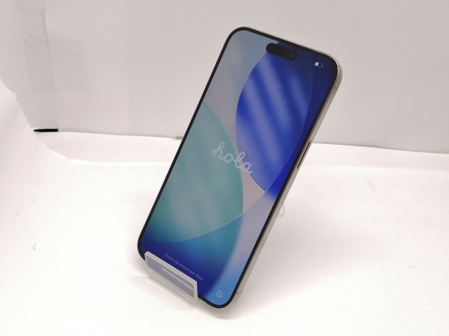 【中古】Apple 国内版 【SIMフリー】 iPhone 15 Pro Max 256GB ナチュラルチタニウム MU6R3J/A【新宿東口】保証期間１ヶ月【ランクA】