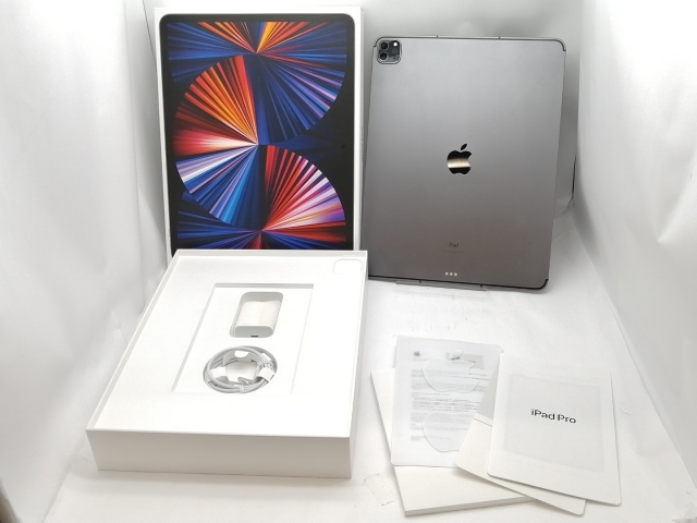 【中古】Apple SoftBank 【SIMロック解除済み】 12.9インチ iPad Pro（第5世代/2021） 128GB スペースグレイ MHR43J/A【新宿東口】保証期間１ヶ月【ランクB】_9