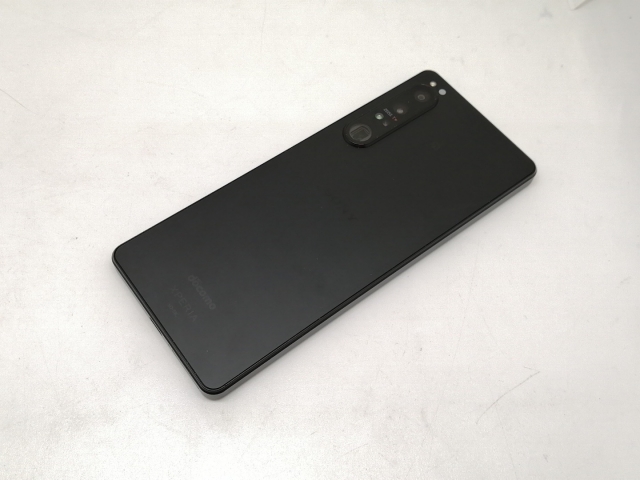 中古】SONY docomo 【SIMフリー】 Xperia 1 IV ブラック 12GB 256GB SO