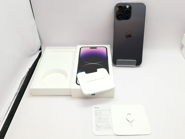 【中古】Apple 国内版 【SIMフリー】 iPhone 14 Pro Max 128GB ディープパープル MQ993J/A【立川フロム中武】保証期間１ヶ月【ランクB】_7