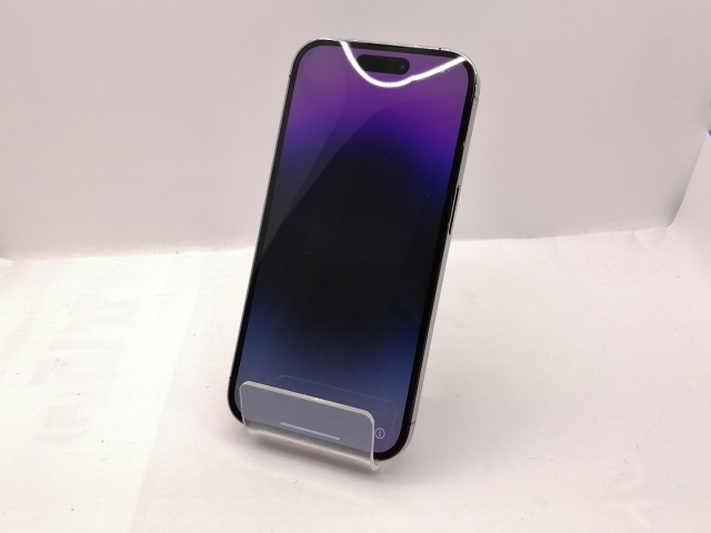 【中古】Apple 国内版 【SIMフリー】 iPhone 14 Pro 128GB ディープパープル MQ0F3J/A【宇田川】保証期間１ヶ月【ランクC】_1
